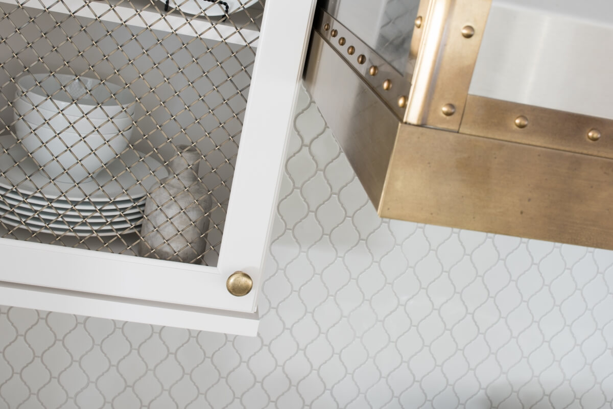 How to Add Wire Mesh to Cabinet Doors