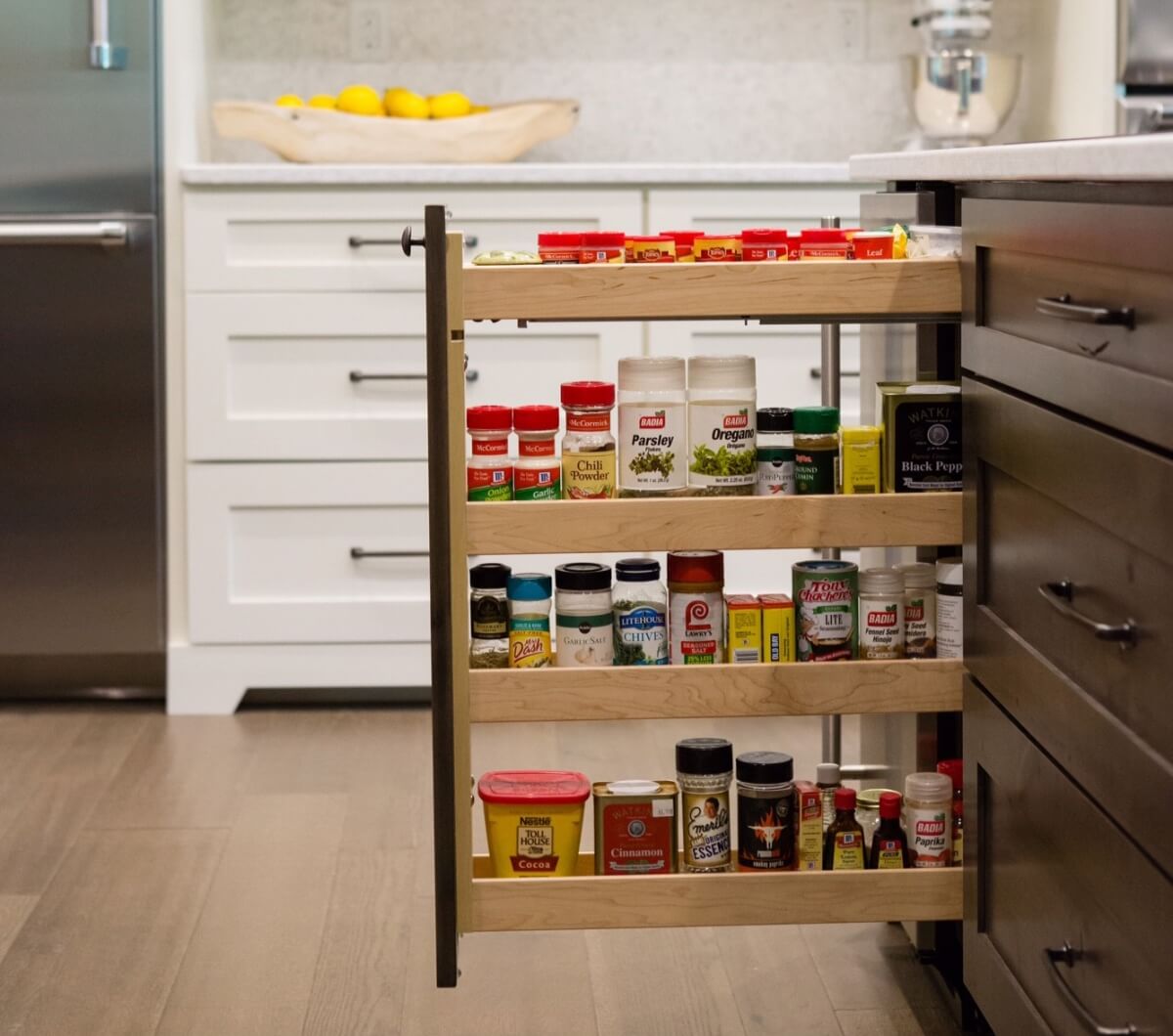 pull out spice rack plans