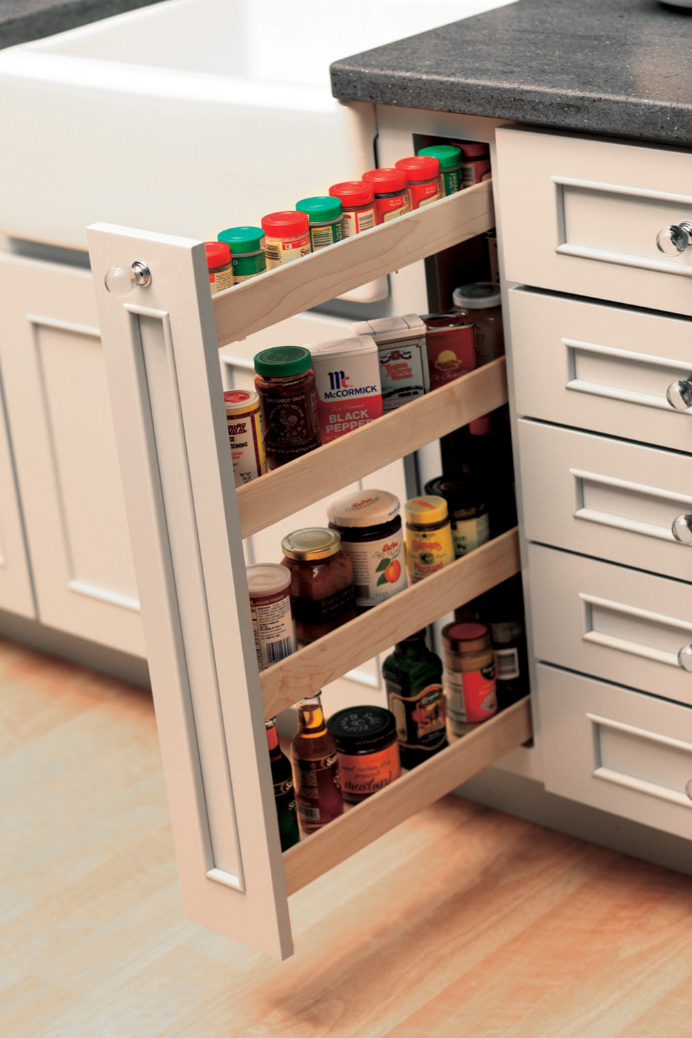 Pull-Out Spice Rack - Dura Supreme Cabinetry