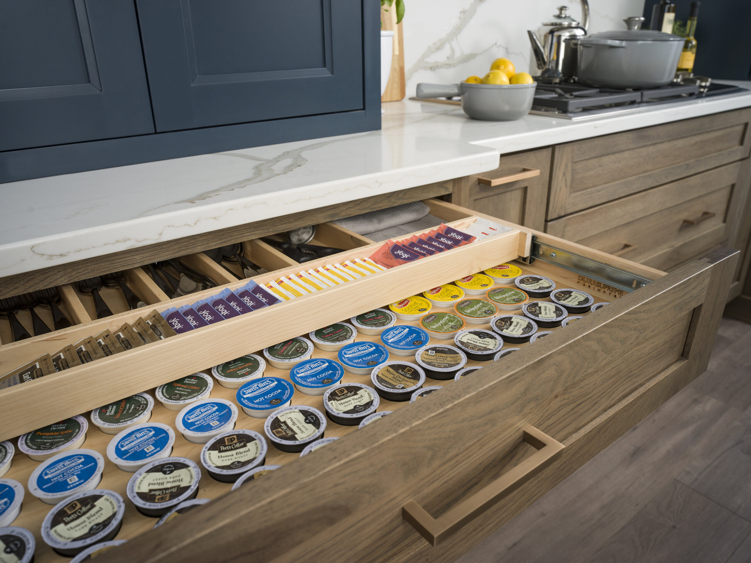 K-Cup Storage Drawer - Decora Cabinetry - Cabinet Interiors