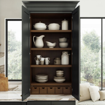 Base Swing-Up Appliance Shelf - Dura Supreme Cabinetry