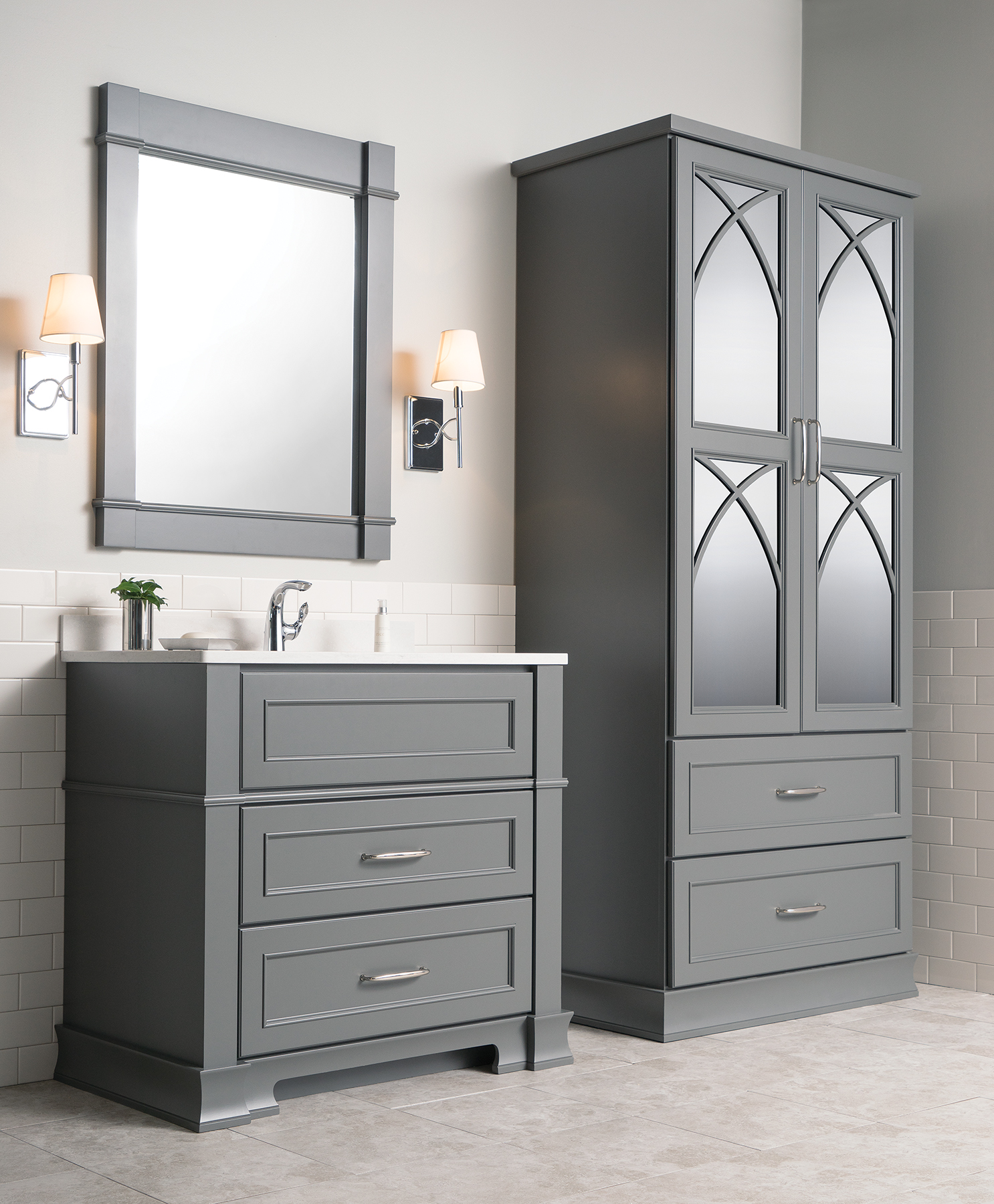 Vanity Grooming Cabinet - Dura Supreme Cabinetry