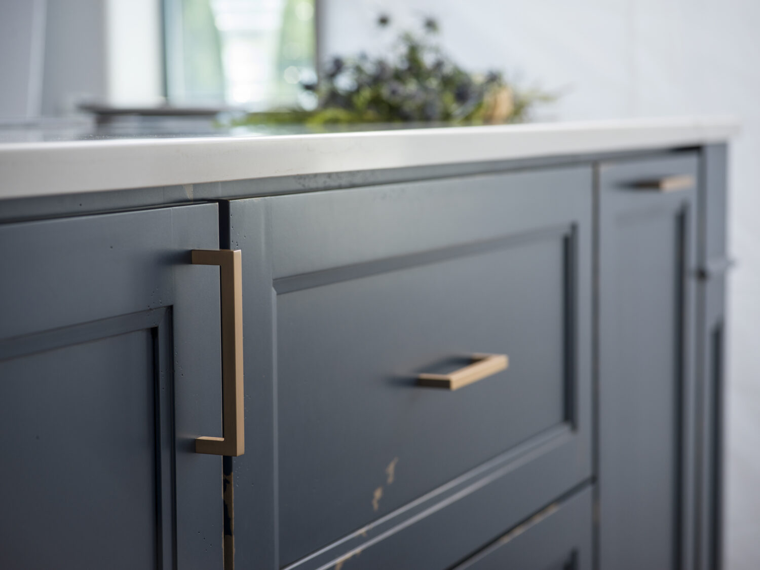 Hickory & Blue Modern Farmhouse Kitchen Packed with Storage - Dura Supreme  Cabinetry