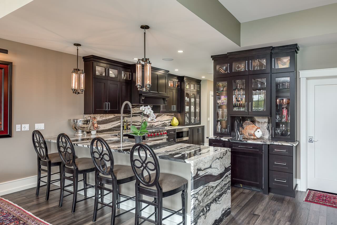 Beauteous All-Black Kitchen Remodel - Dura Supreme Cabinetry