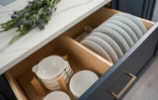 Mixing Bowl And Baking Storage with Stainless Steel Drawers from Dura  Supreme - Industrial - Kitchen - New York - by Dura Supreme Cabinetry