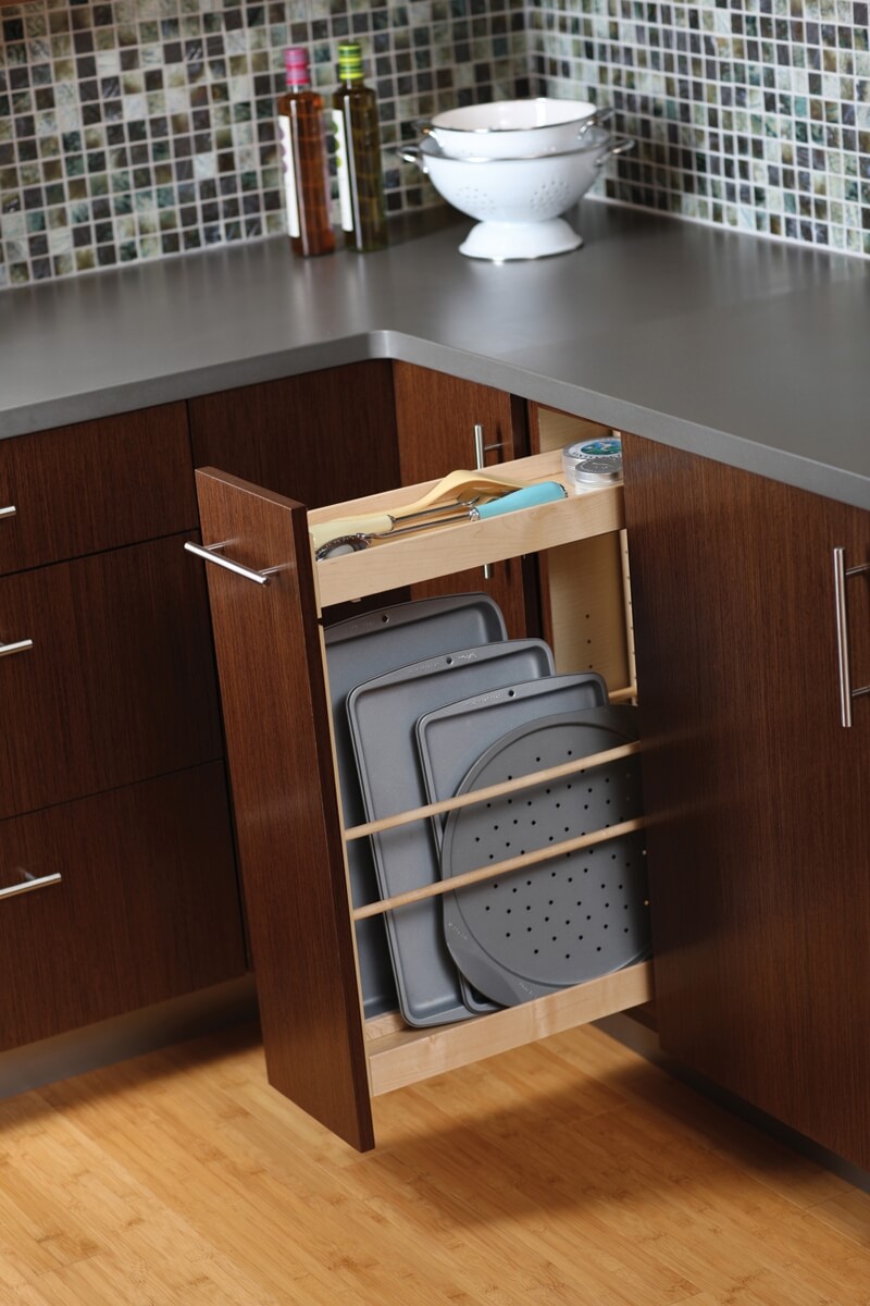 Wide Vanity Pull-Out Storage - Dura Supreme Cabinetry