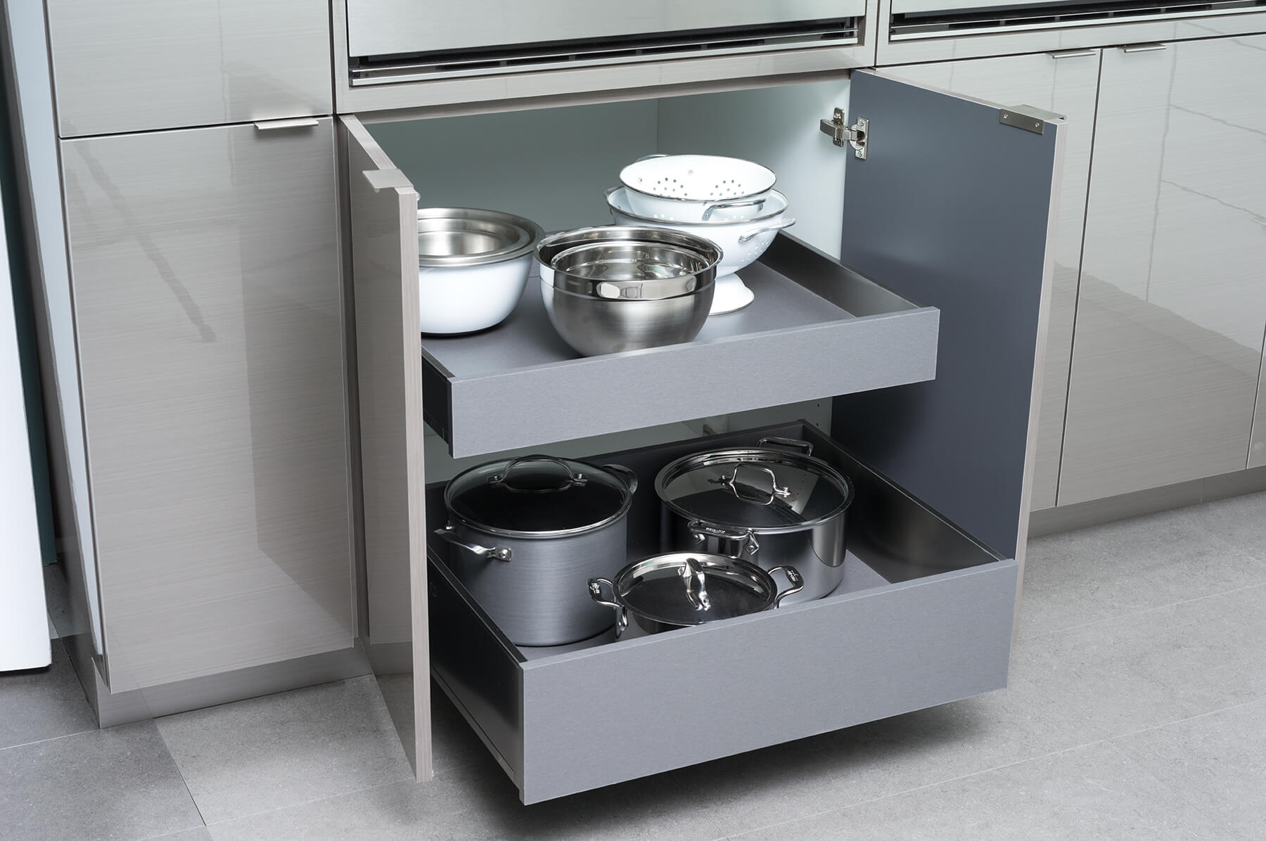 Thin Vanity Pull-Out Storage - Dura Supreme Cabinetry