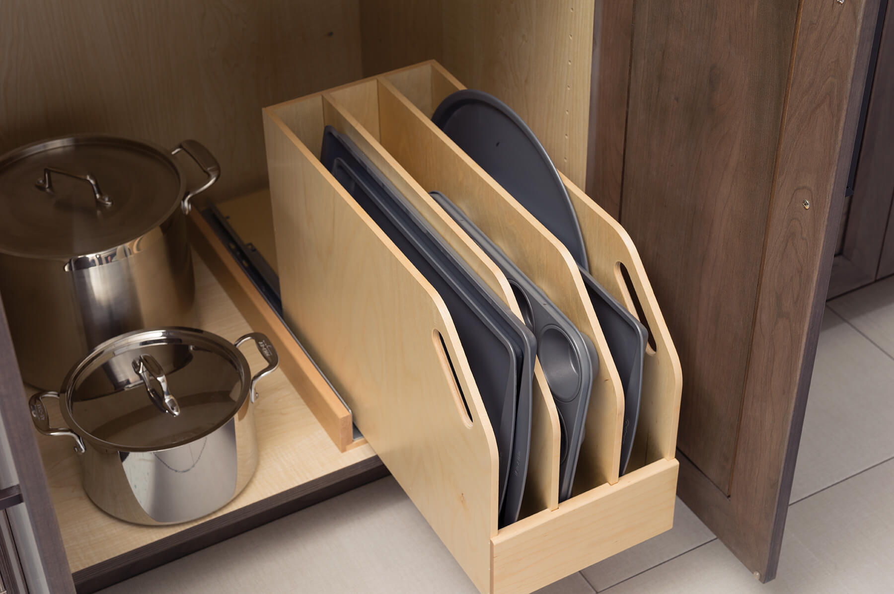 Storage Discussion: Roll-Out Storage Solutions - Dura Supreme Cabinetry