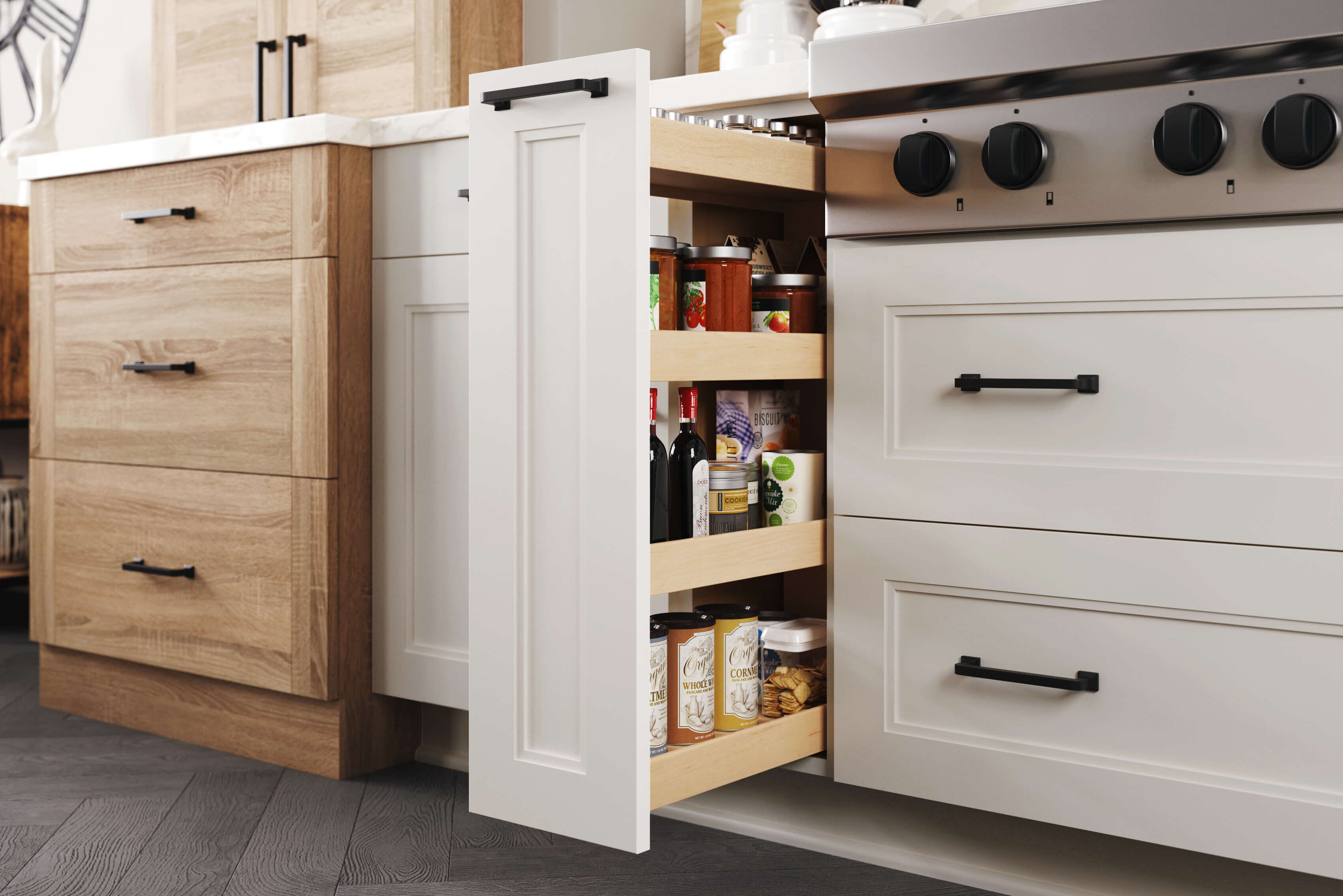Storage Discussion: Roll-Out Storage Solutions - Dura Supreme Cabinetry