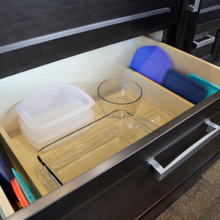 Toe Space Drawer - Misc. Cleaning Supply Storage - Dura Supreme Cabinetry